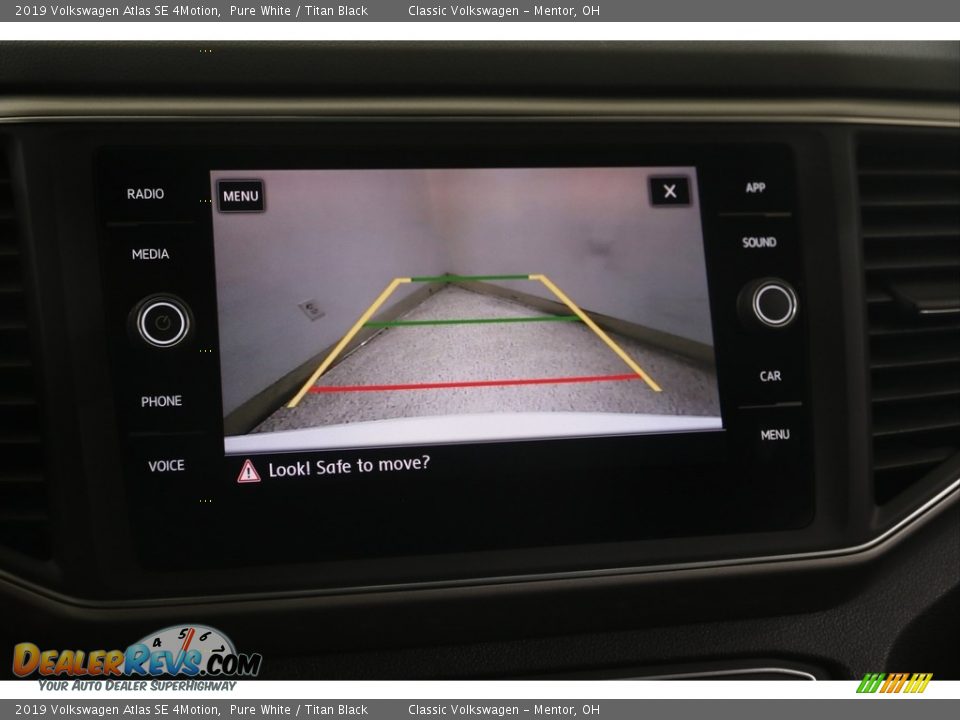 2019 Volkswagen Atlas SE 4Motion Pure White / Titan Black Photo #12