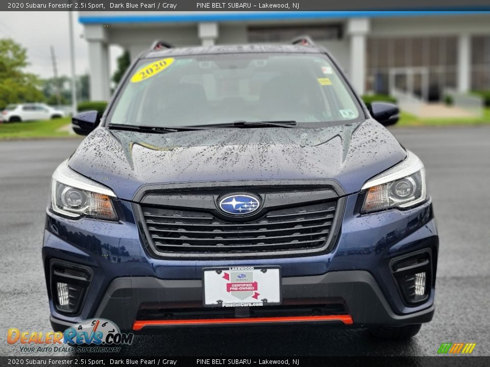 2020 Subaru Forester 2.5i Sport Dark Blue Pearl / Gray Photo #14