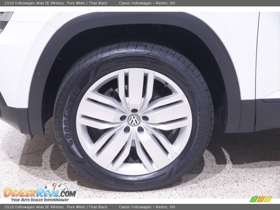 2019 Volkswagen Atlas SE 4Motion Pure White / Titan Black Photo #21