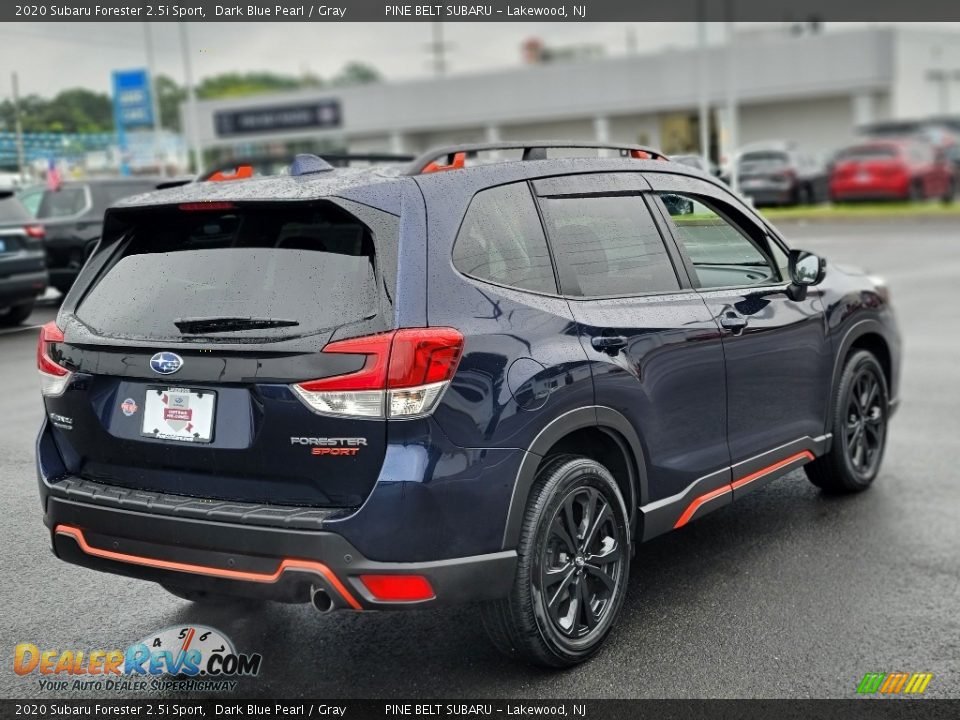 2020 Subaru Forester 2.5i Sport Dark Blue Pearl / Gray Photo #18