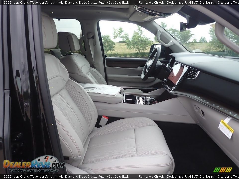 2022 Jeep Grand Wagoneer Series I 4x4 Diamond Black Crystal Pearl / Sea Salt/Black Photo #10