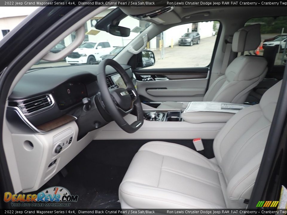 2022 Jeep Grand Wagoneer Series I 4x4 Diamond Black Crystal Pearl / Sea Salt/Black Photo #14