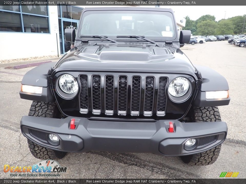 2022 Jeep Gladiator Rubicon 4x4 Black / Black Photo #8