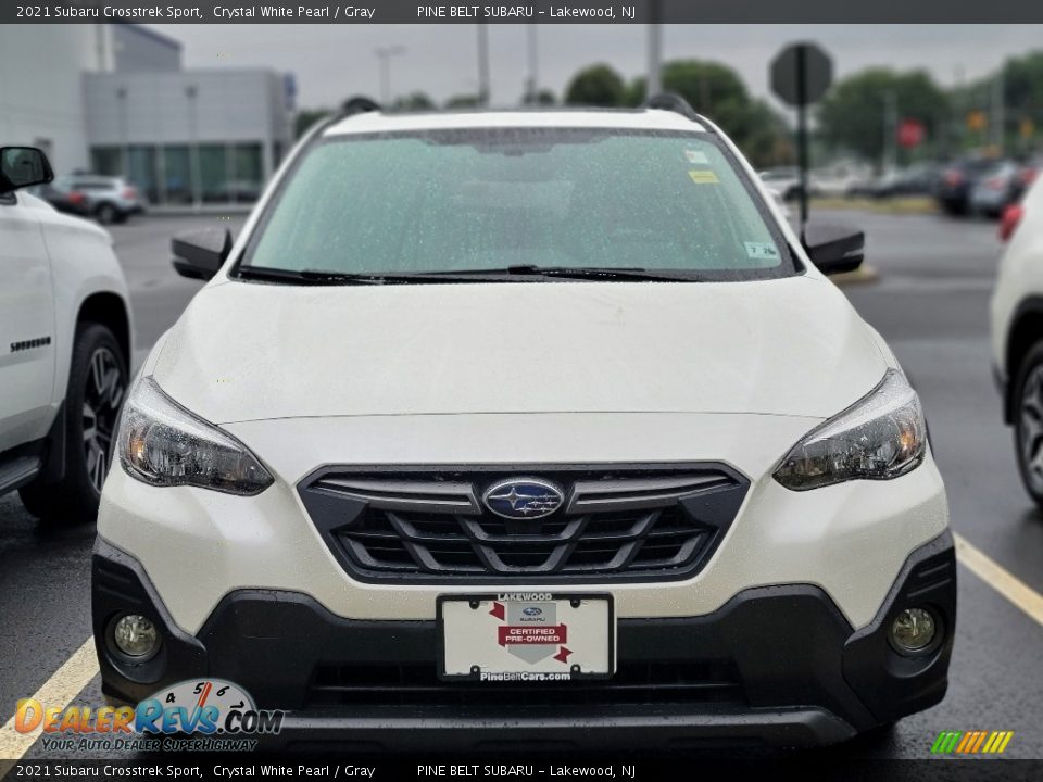 2021 Subaru Crosstrek Sport Crystal White Pearl / Gray Photo #2