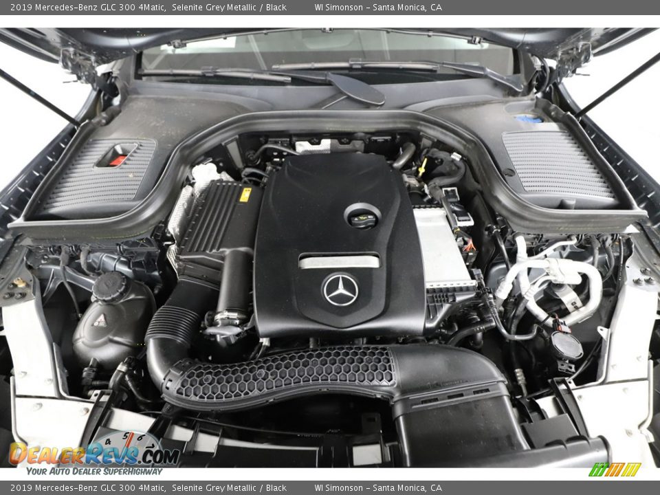 2019 Mercedes-Benz GLC 300 4Matic Selenite Grey Metallic / Black Photo #17