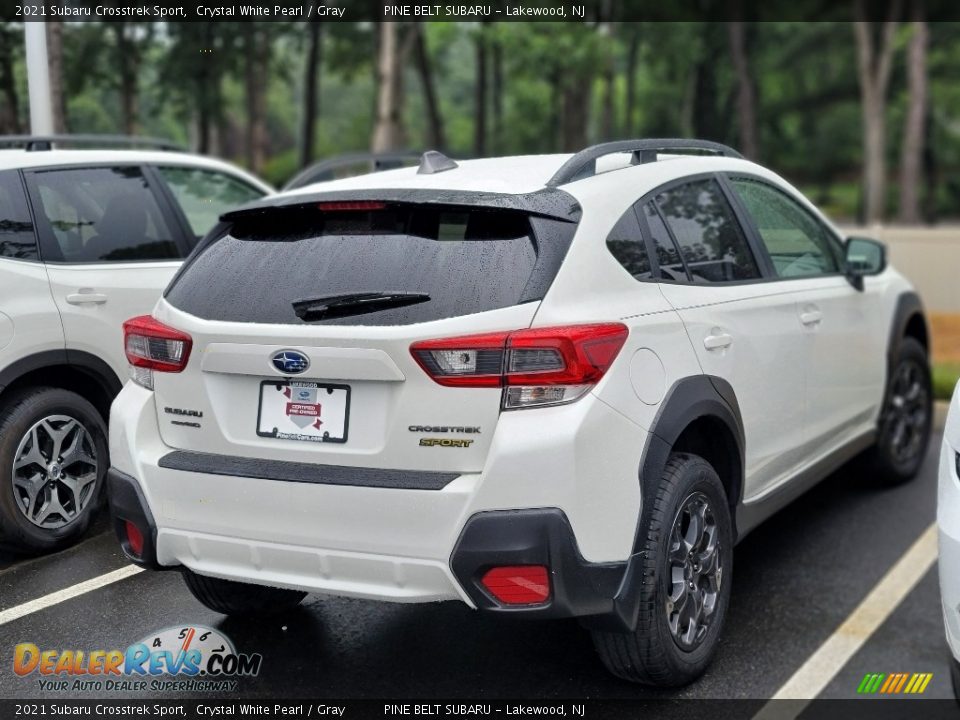 2021 Subaru Crosstrek Sport Crystal White Pearl / Gray Photo #4