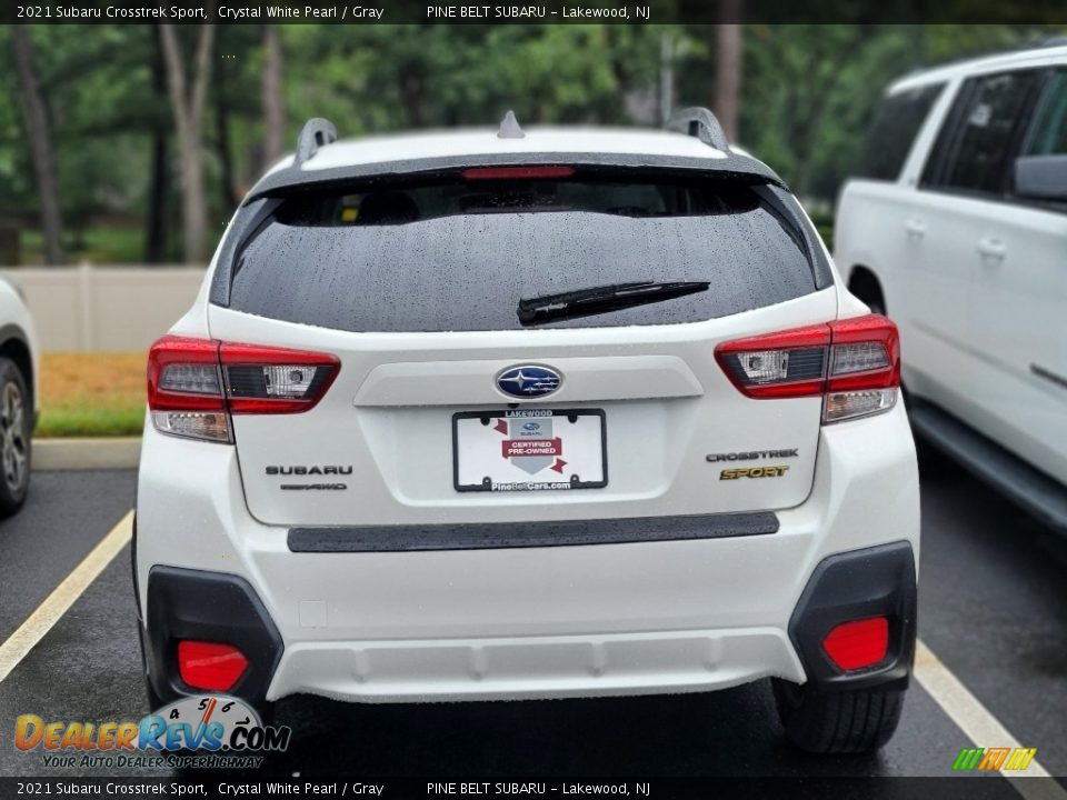 2021 Subaru Crosstrek Sport Crystal White Pearl / Gray Photo #5