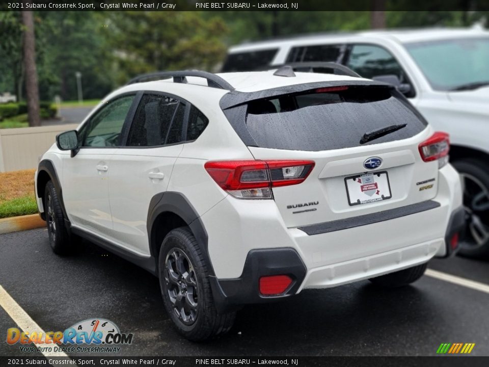 2021 Subaru Crosstrek Sport Crystal White Pearl / Gray Photo #6