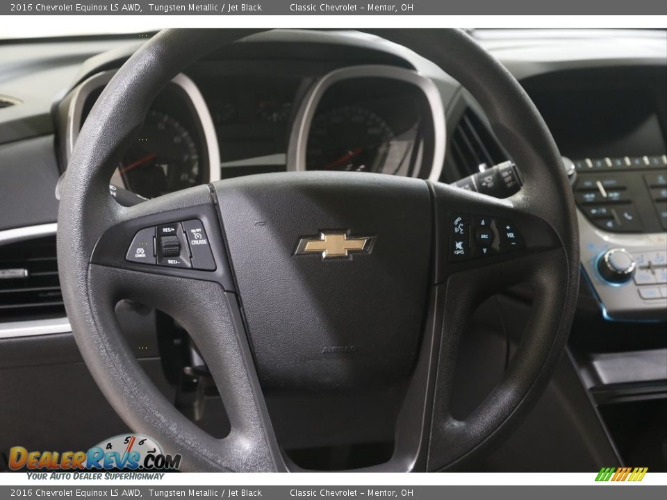 2016 Chevrolet Equinox LS AWD Tungsten Metallic / Jet Black Photo #7