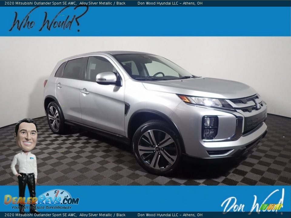 2020 Mitsubishi Outlander Sport SE AWC Alloy Silver Metallic / Black Photo #1