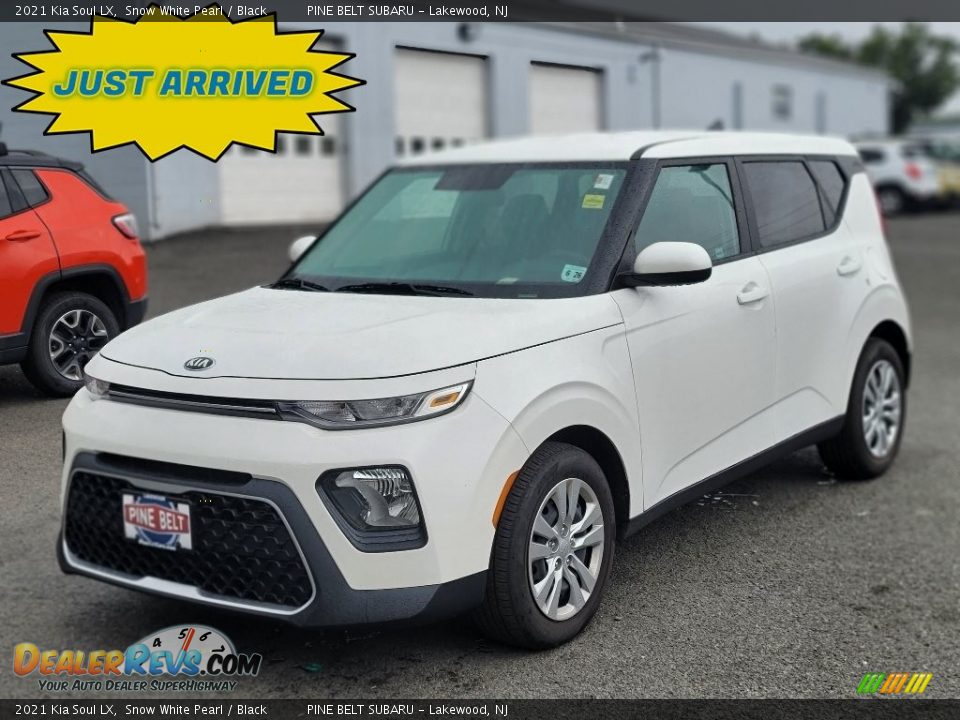 2021 Kia Soul LX Snow White Pearl / Black Photo #1