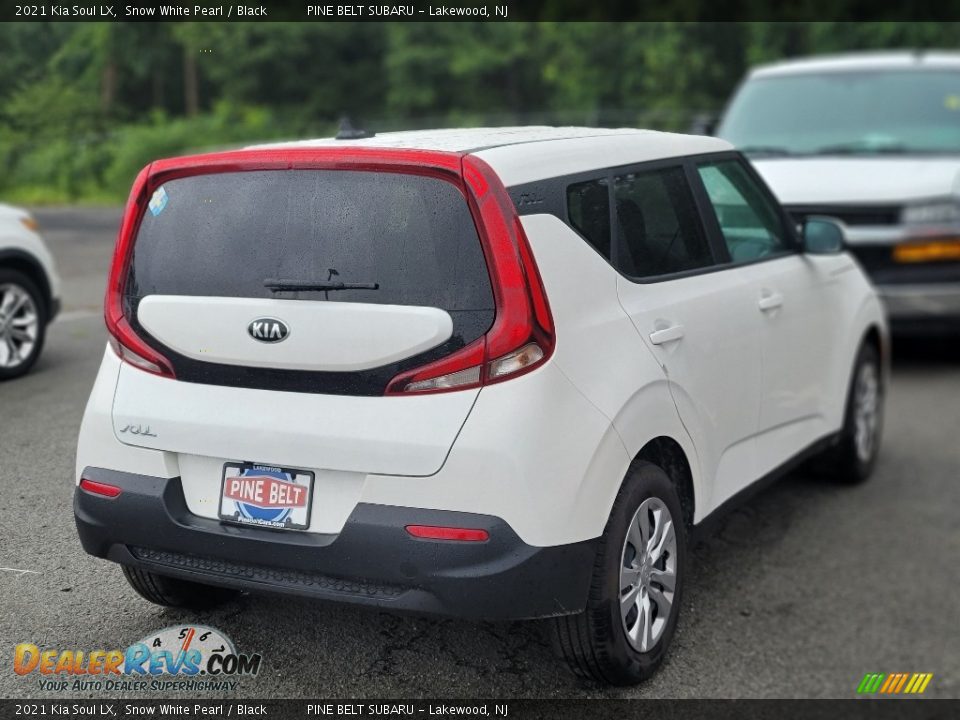 2021 Kia Soul LX Snow White Pearl / Black Photo #6