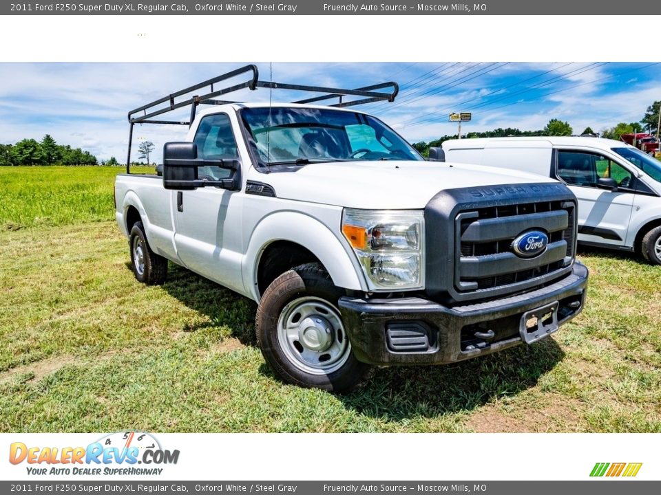 2011 Ford F250 Super Duty XL Regular Cab Oxford White / Steel Gray Photo #1