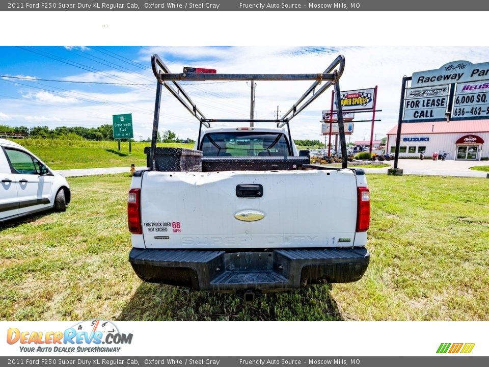 2011 Ford F250 Super Duty XL Regular Cab Oxford White / Steel Gray Photo #5