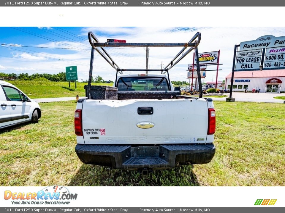 2011 Ford F250 Super Duty XL Regular Cab Oxford White / Steel Gray Photo #5