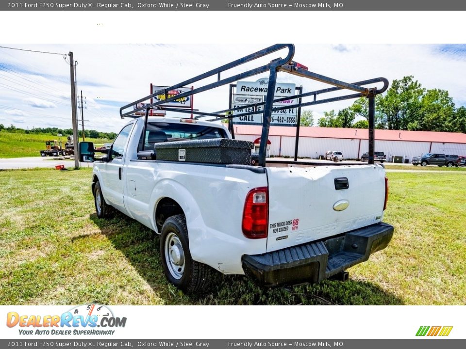 2011 Ford F250 Super Duty XL Regular Cab Oxford White / Steel Gray Photo #6