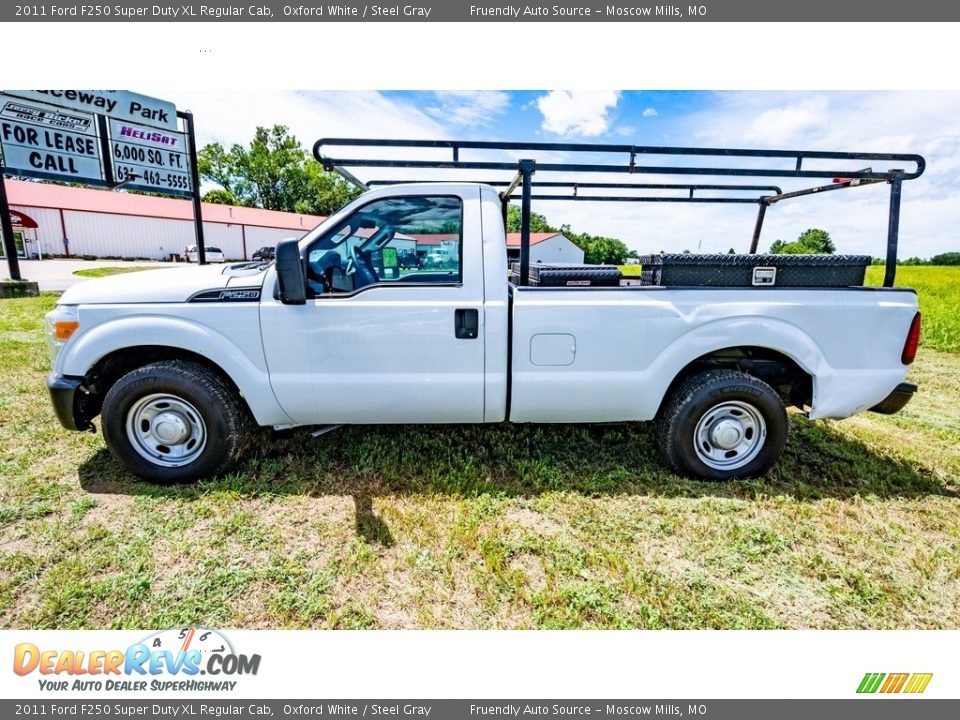 2011 Ford F250 Super Duty XL Regular Cab Oxford White / Steel Gray Photo #7