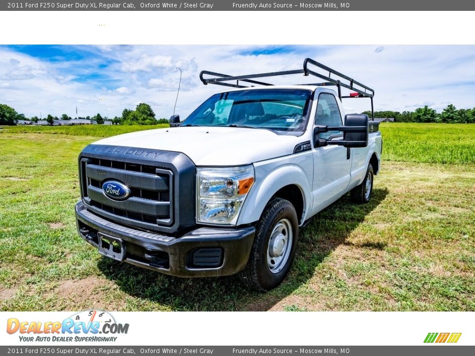 2011 Ford F250 Super Duty XL Regular Cab Oxford White / Steel Gray Photo #8