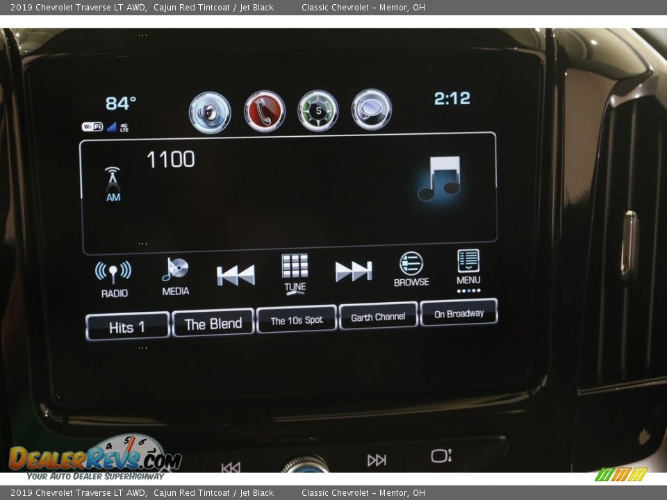 2019 Chevrolet Traverse LT AWD Cajun Red Tintcoat / Jet Black Photo #10