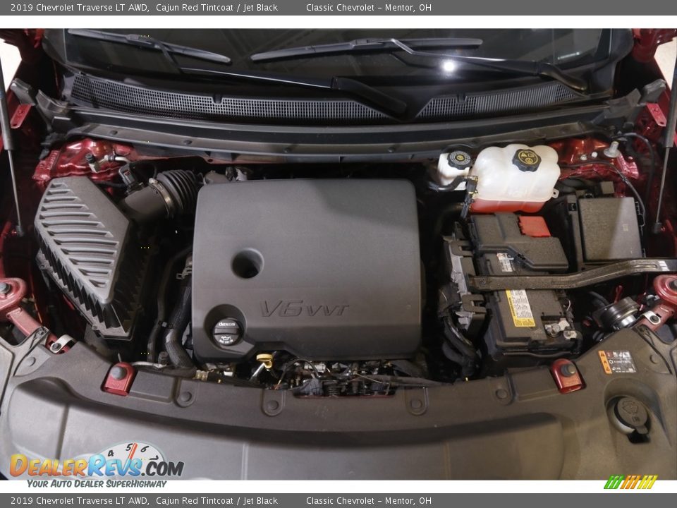 2019 Chevrolet Traverse LT AWD Cajun Red Tintcoat / Jet Black Photo #21