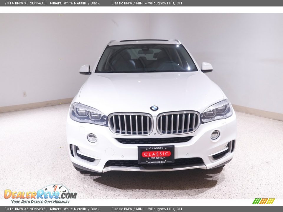 2014 BMW X5 xDrive35i Mineral White Metallic / Black Photo #2