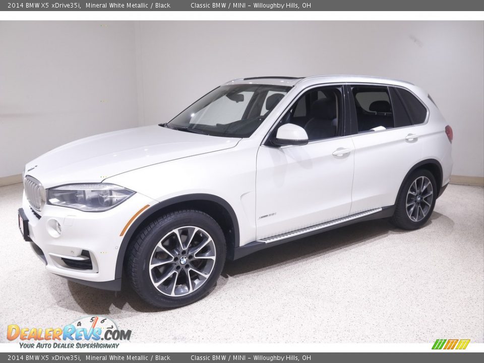 2014 BMW X5 xDrive35i Mineral White Metallic / Black Photo #3