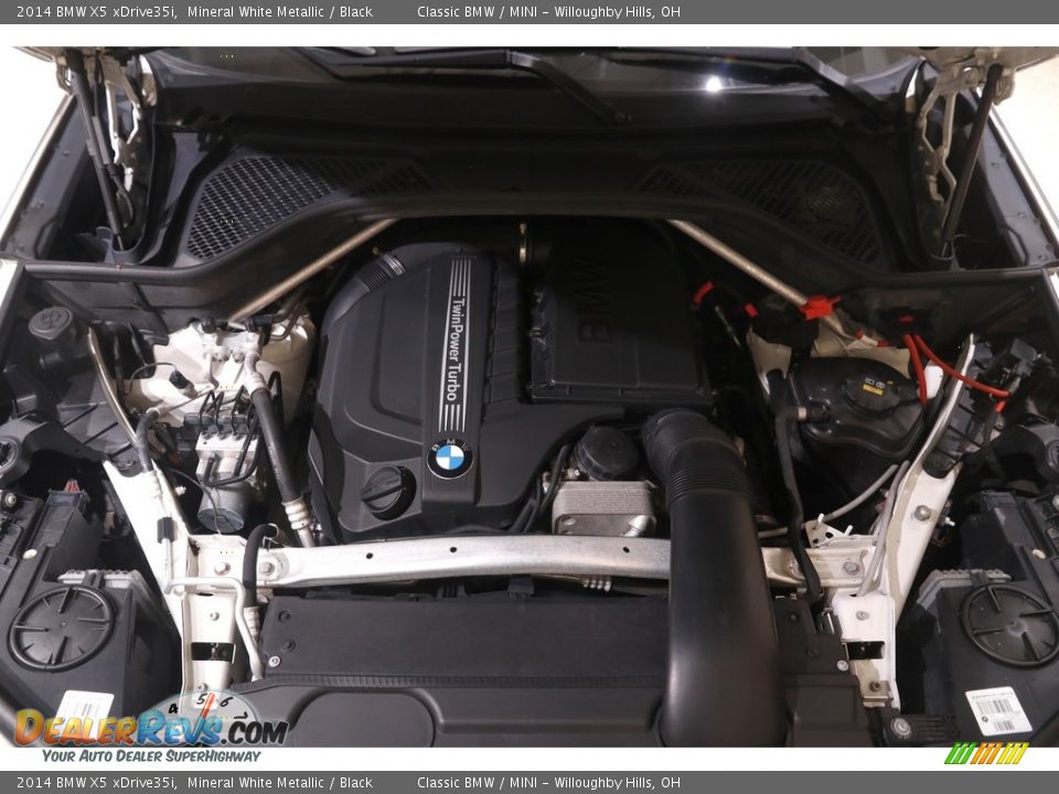2014 BMW X5 xDrive35i Mineral White Metallic / Black Photo #22