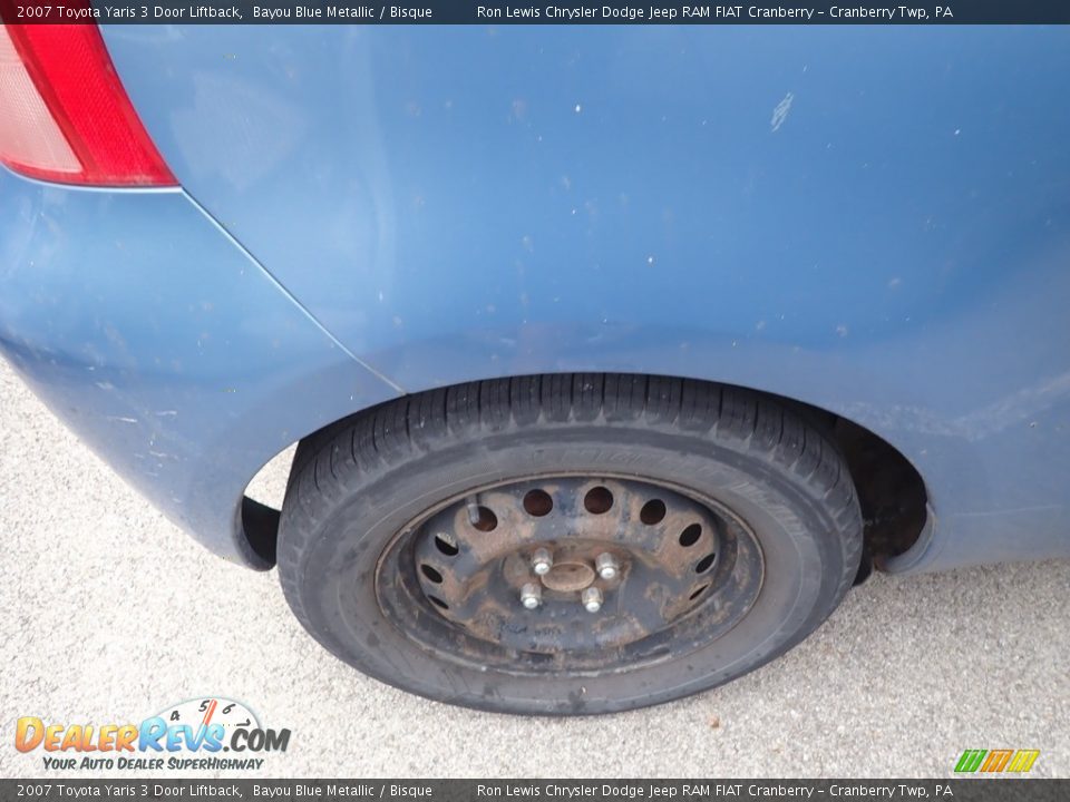 2007 Toyota Yaris 3 Door Liftback Bayou Blue Metallic / Bisque Photo #5