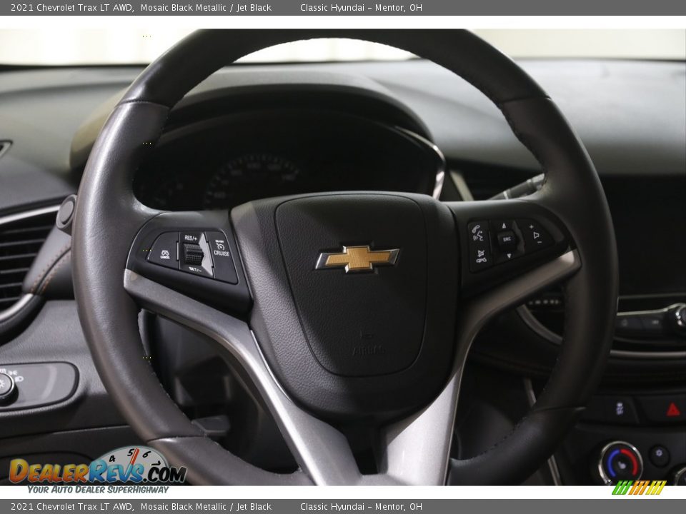 2021 Chevrolet Trax LT AWD Mosaic Black Metallic / Jet Black Photo #7