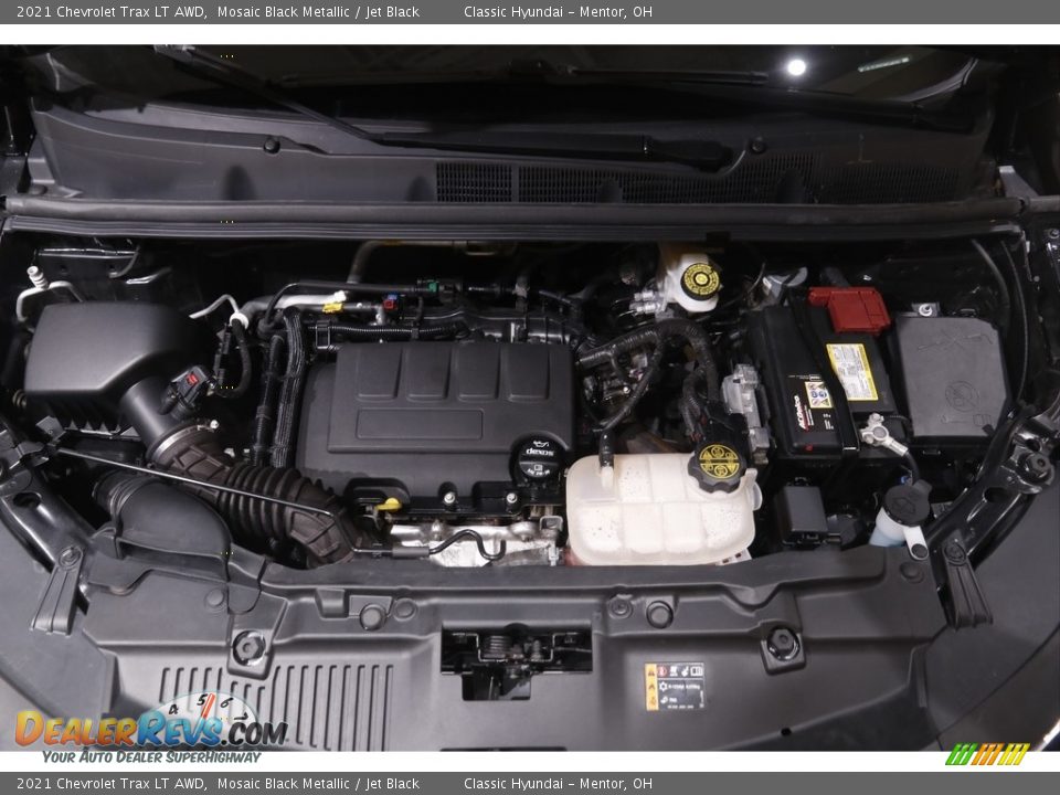 2021 Chevrolet Trax LT AWD Mosaic Black Metallic / Jet Black Photo #18