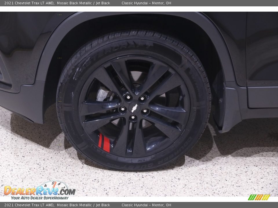 2021 Chevrolet Trax LT AWD Mosaic Black Metallic / Jet Black Photo #19