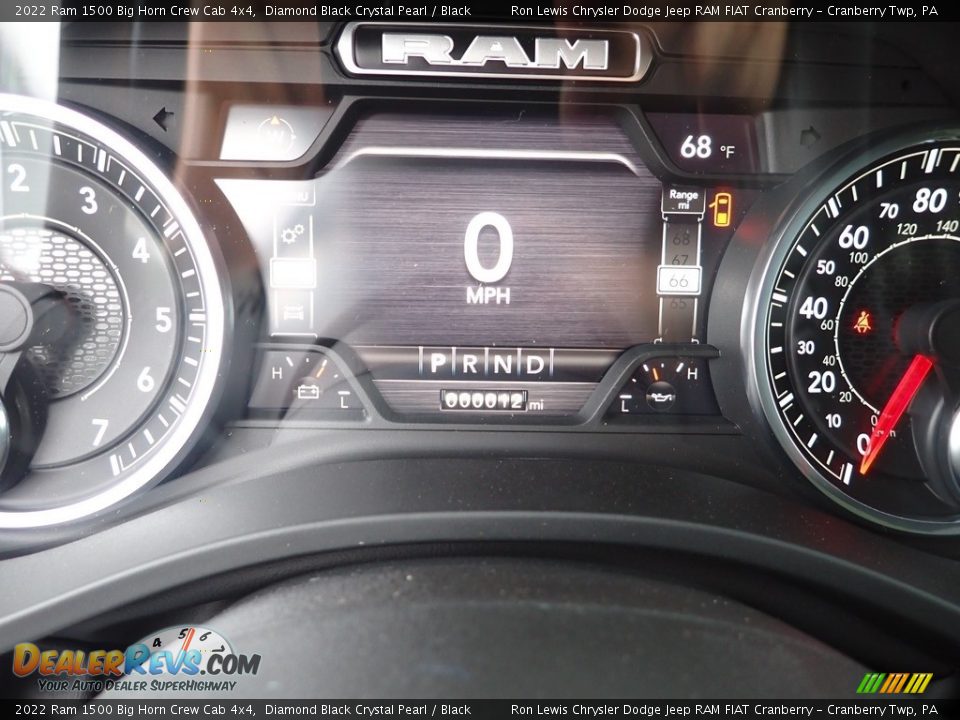 2022 Ram 1500 Big Horn Crew Cab 4x4 Diamond Black Crystal Pearl / Black Photo #16