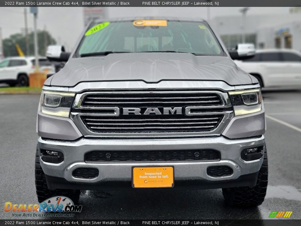 2022 Ram 1500 Laramie Crew Cab 4x4 Billet Silver Metallic / Black Photo #17