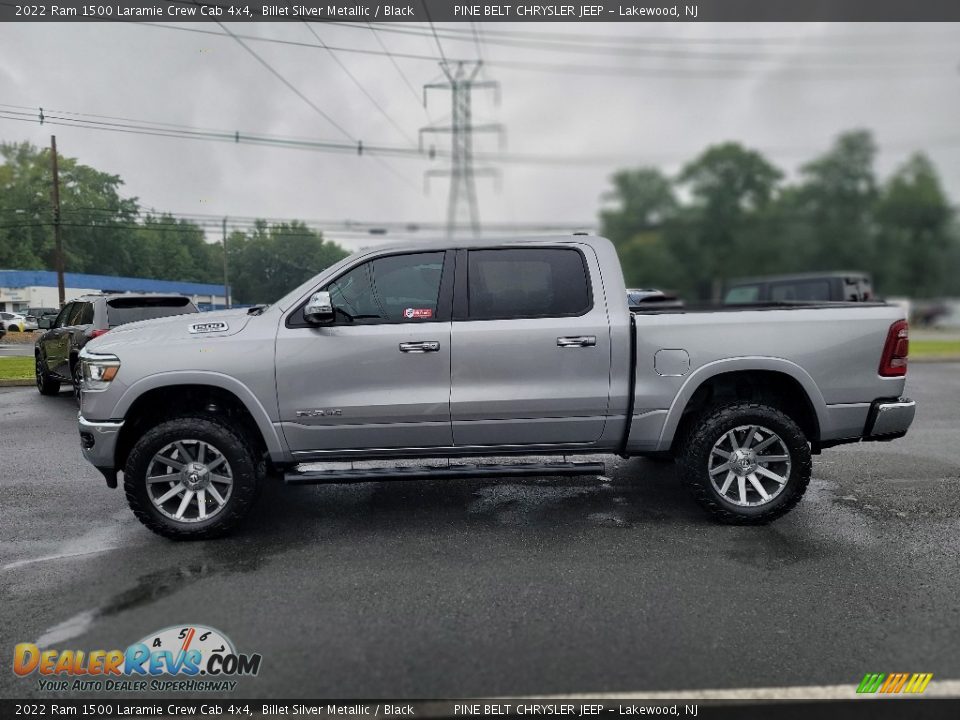 2022 Ram 1500 Laramie Crew Cab 4x4 Billet Silver Metallic / Black Photo #18