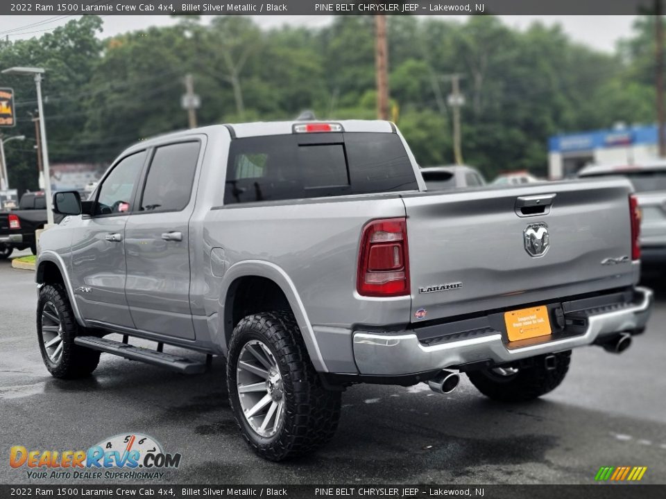 2022 Ram 1500 Laramie Crew Cab 4x4 Billet Silver Metallic / Black Photo #19