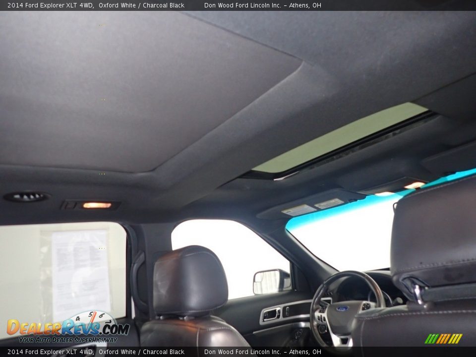 2014 Ford Explorer XLT 4WD Oxford White / Charcoal Black Photo #2