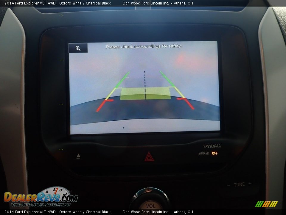 2014 Ford Explorer XLT 4WD Oxford White / Charcoal Black Photo #3