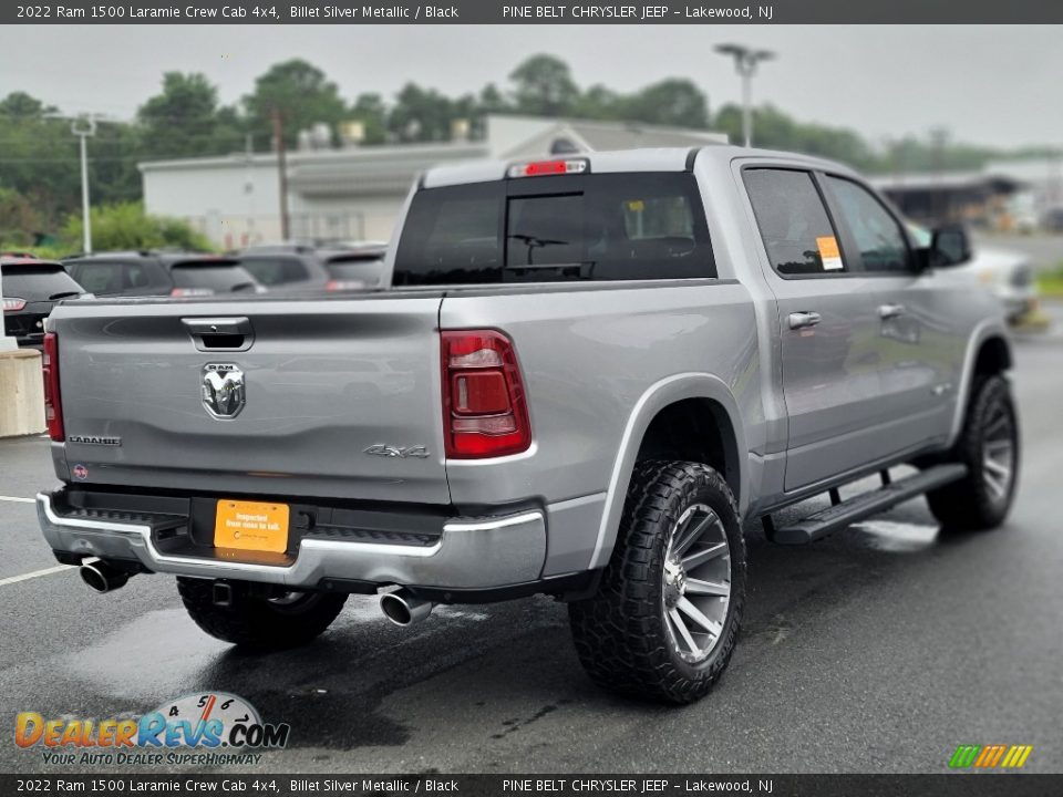 2022 Ram 1500 Laramie Crew Cab 4x4 Billet Silver Metallic / Black Photo #21