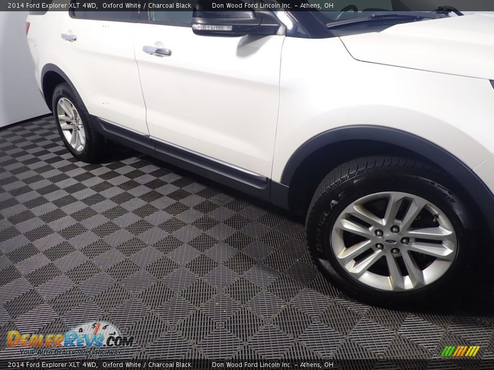 2014 Ford Explorer XLT 4WD Oxford White / Charcoal Black Photo #5