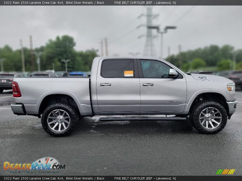 2022 Ram 1500 Laramie Crew Cab 4x4 Billet Silver Metallic / Black Photo #22