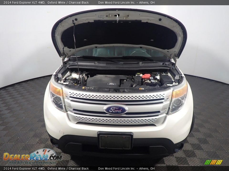 2014 Ford Explorer XLT 4WD Oxford White / Charcoal Black Photo #7