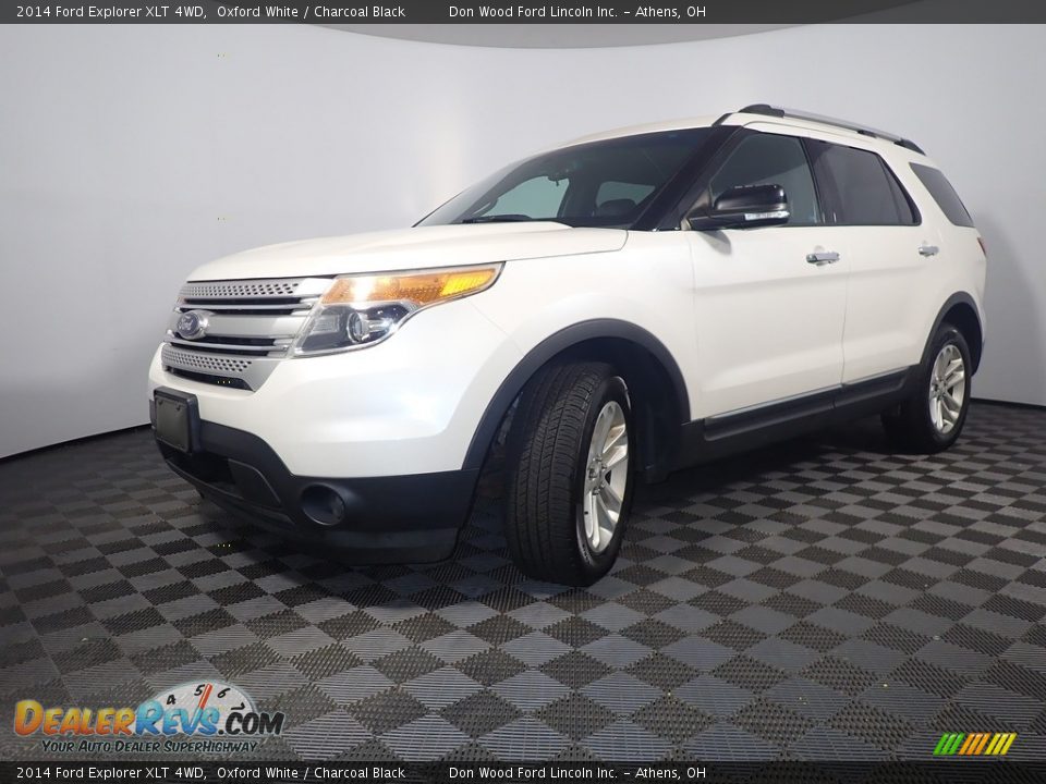 2014 Ford Explorer XLT 4WD Oxford White / Charcoal Black Photo #9