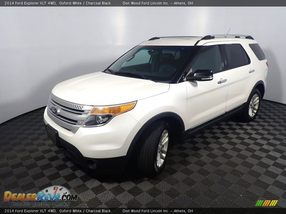 2014 Ford Explorer XLT 4WD Oxford White / Charcoal Black Photo #10