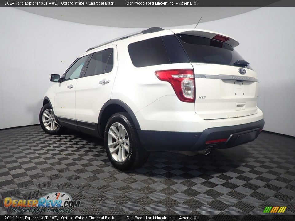2014 Ford Explorer XLT 4WD Oxford White / Charcoal Black Photo #12