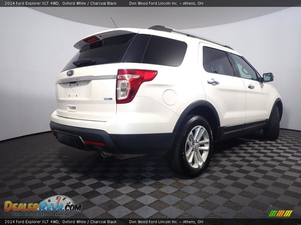 2014 Ford Explorer XLT 4WD Oxford White / Charcoal Black Photo #18