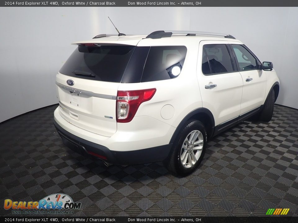 2014 Ford Explorer XLT 4WD Oxford White / Charcoal Black Photo #19