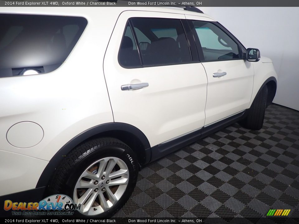 2014 Ford Explorer XLT 4WD Oxford White / Charcoal Black Photo #21