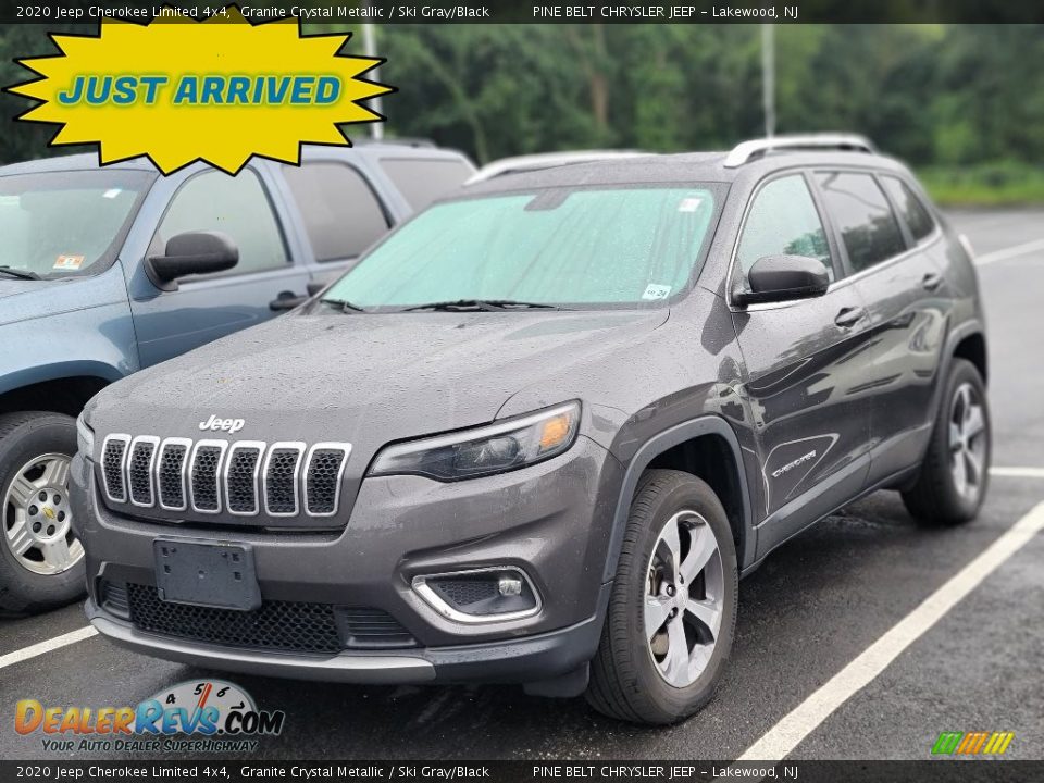 2020 Jeep Cherokee Limited 4x4 Granite Crystal Metallic / Ski Gray/Black Photo #1