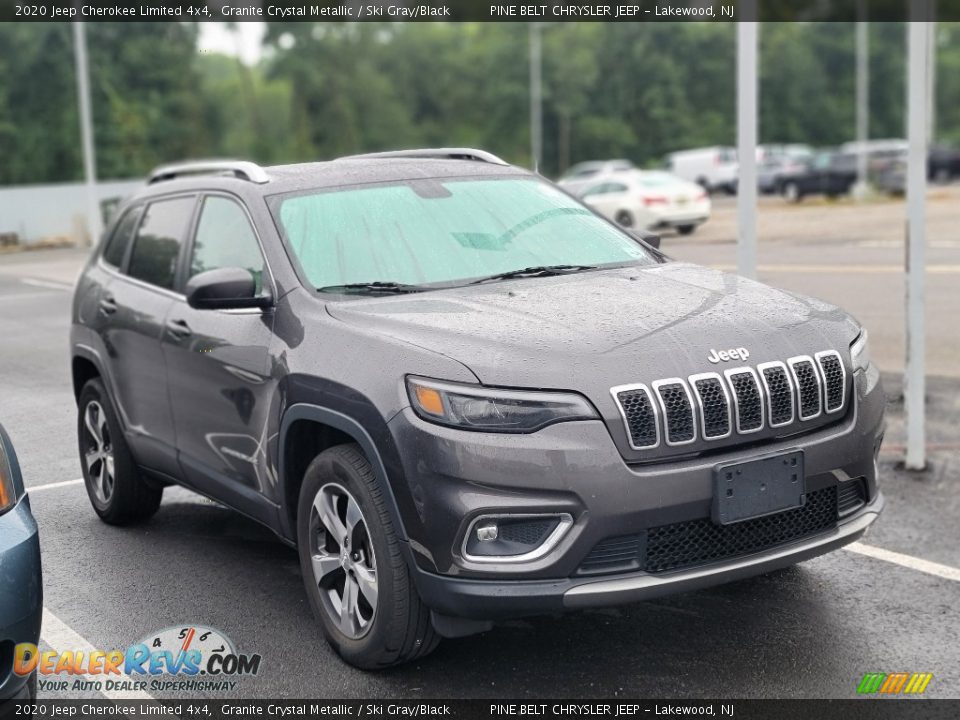 2020 Jeep Cherokee Limited 4x4 Granite Crystal Metallic / Ski Gray/Black Photo #3