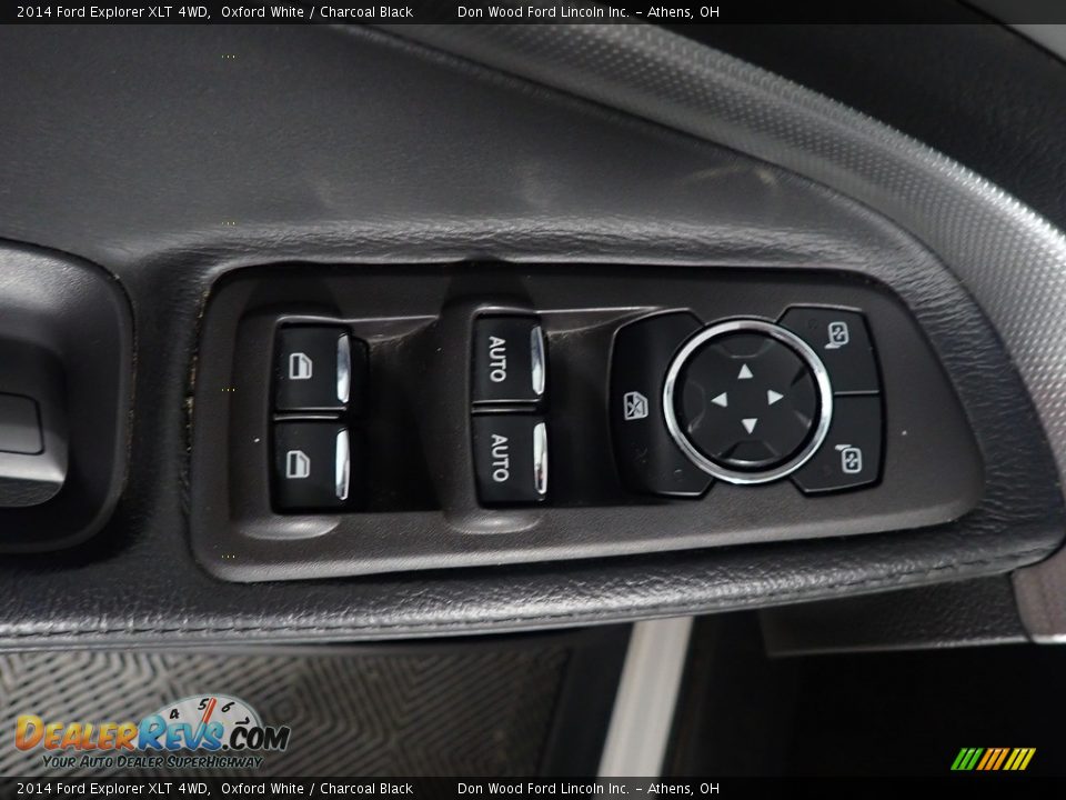 2014 Ford Explorer XLT 4WD Oxford White / Charcoal Black Photo #24
